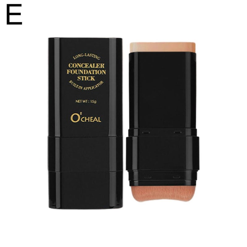 OCHEAL Double-Ended Eraser Foundation Stick, Nose Shadow Contouring Cream, Concealer, Acne Scar Brightening Foundation